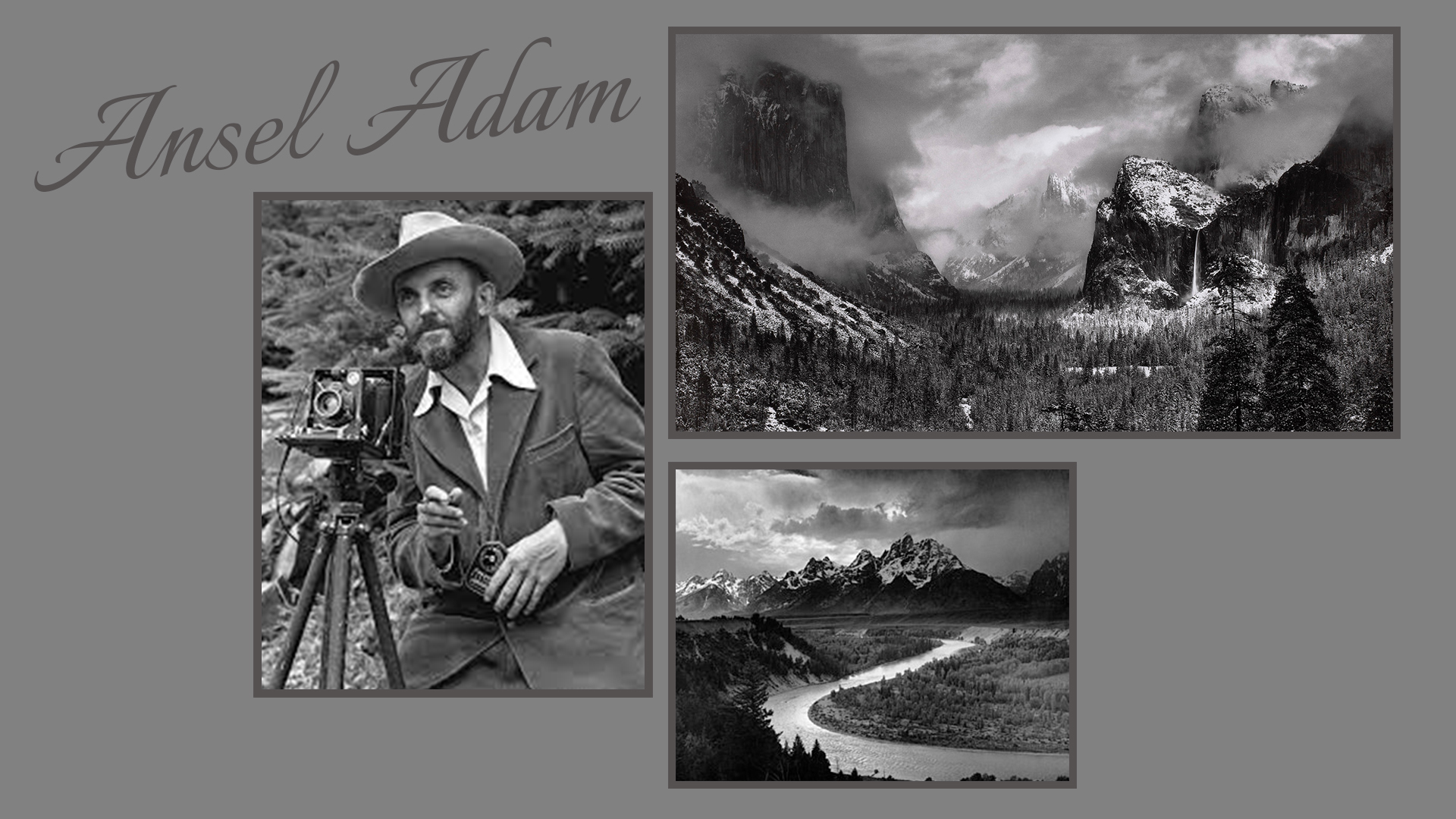 Ansel Adams – American photographer and environmentalist – Rajan ...
